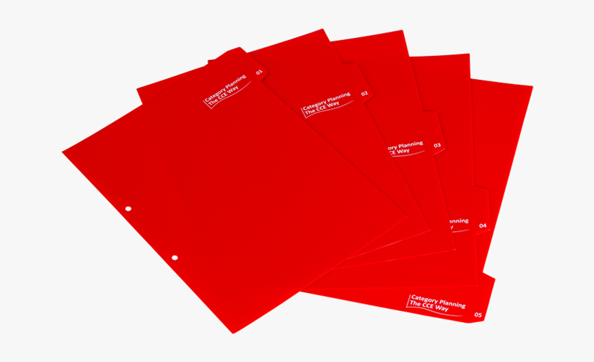 Picture Of Custom Printed Polypropylene Tabbed Dividers, HD Png Download