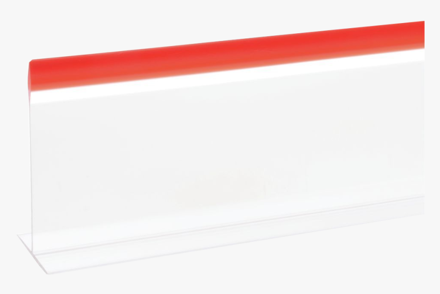 Plastic Divider White With Red Trim, HD Png Download