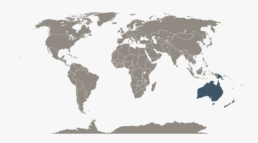Blank World Map Png, Transparent Png