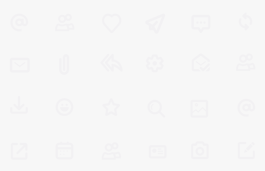 Email Icon White Png, Transparent Png