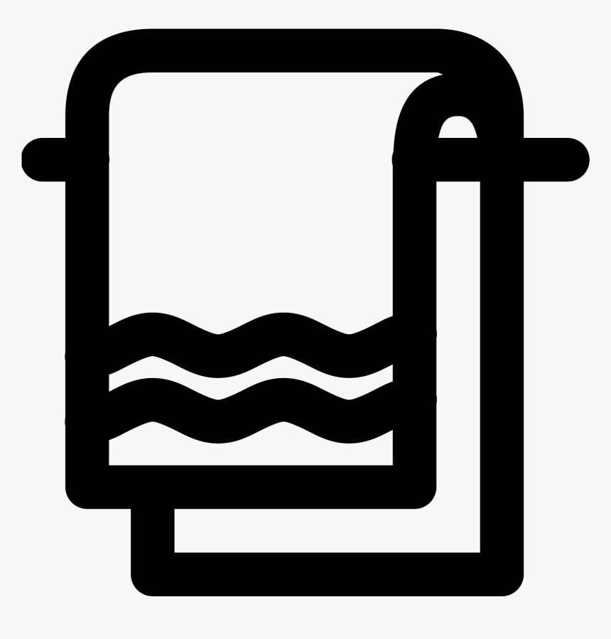 Towel Computer Icons Shower Bed Sheets Room, HD Png Download