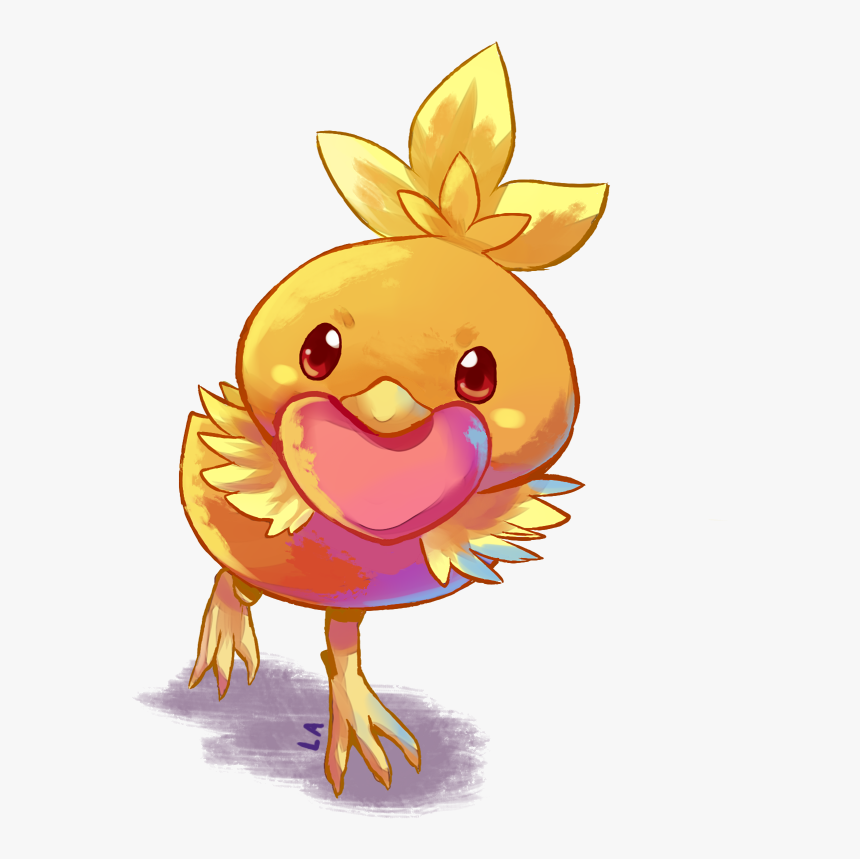 Torchic Heart By Raclemore, HD Png Download