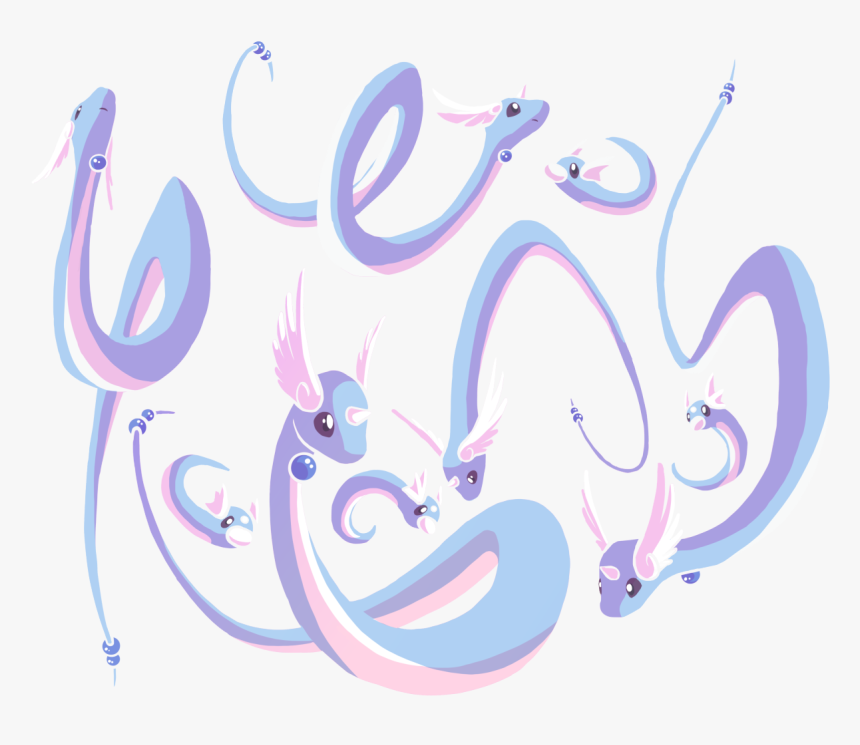 Dratini And Pokemon Image, HD Png Download