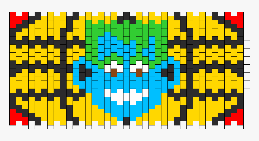 Captain Planet Kandi Pattern, HD Png Download