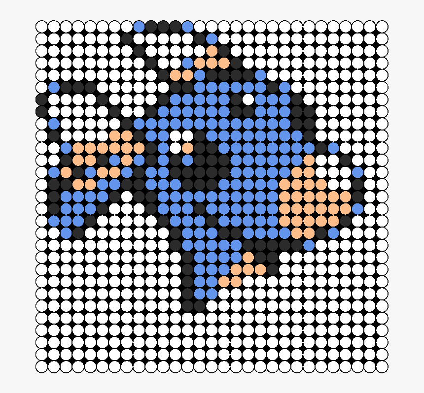 G1 Dratini Perler Bead Pattern / Bead Sprite, HD Png Download