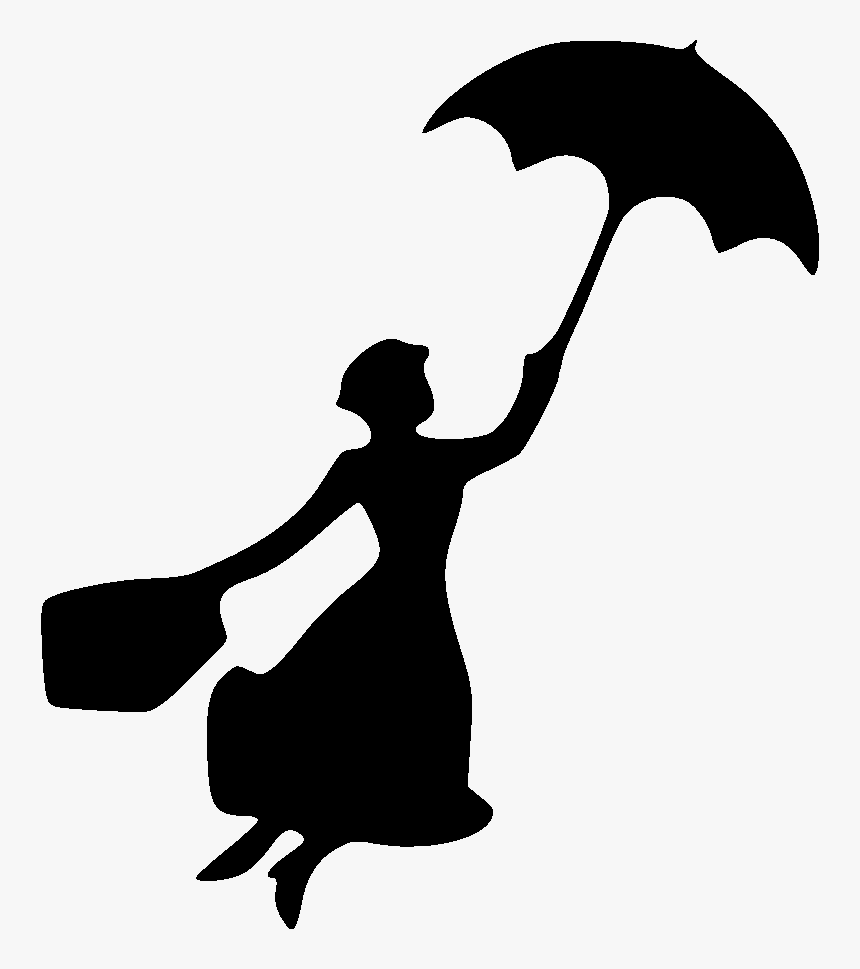 Bert Mary Poppins Silhouette Youtube Clip Art, HD Png Download