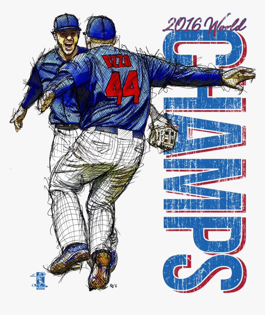 Anthony Rizzo Kris Bryant Champs B , Png Download, Transparent Png
