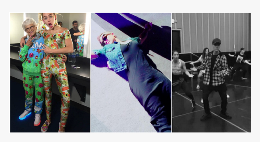 El Backstage De Kelly Osbourne, Miley Cyrus Y Justin, HD Png Download