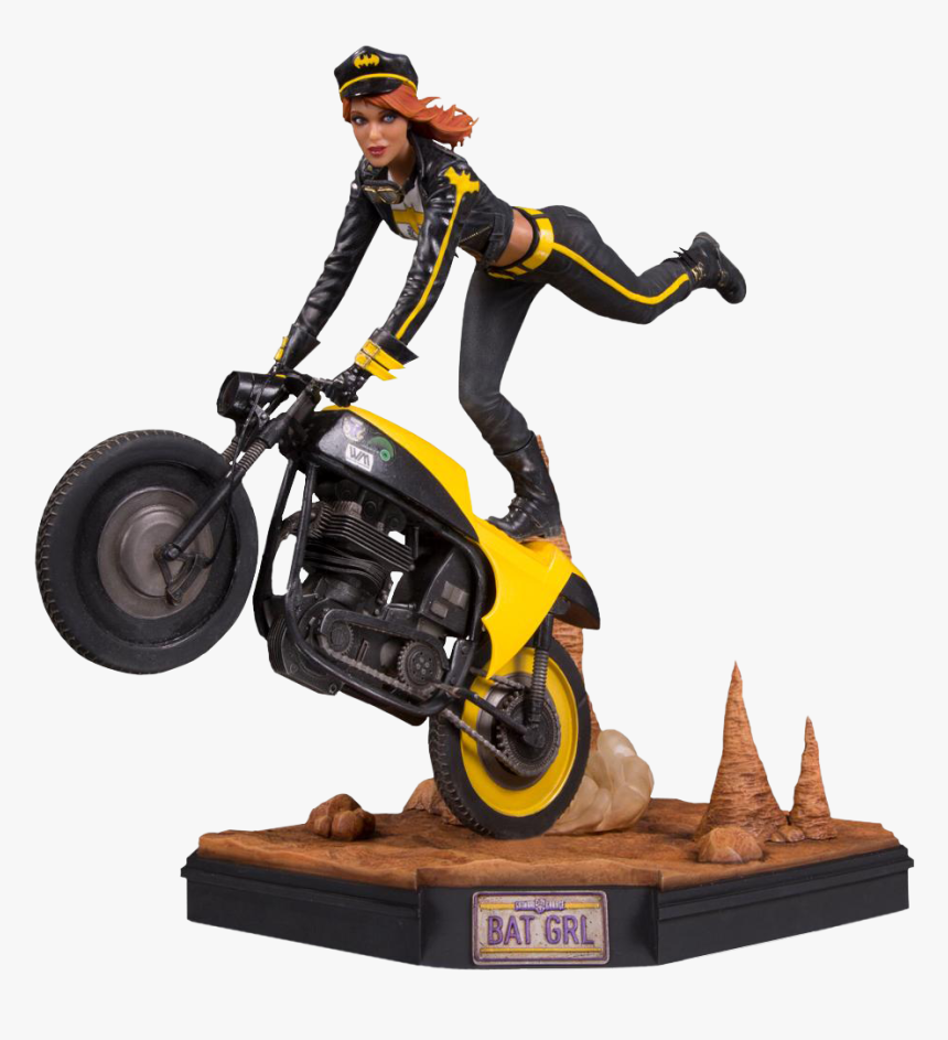 Batgirl Gotham City Garage 9” Statue, HD Png Download