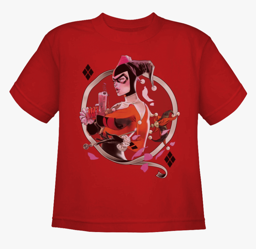Gotham City Siren Harley Quinn Kids T-shirt, HD Png Download