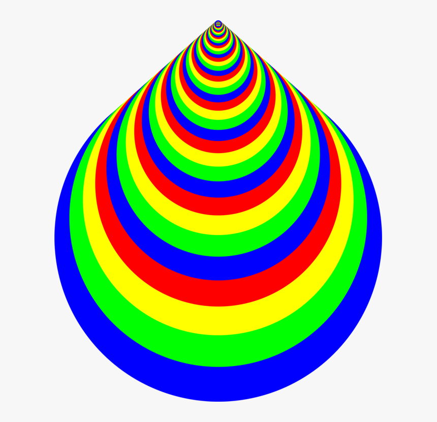 Colors Concentric Circles , Transparent Cartoons, HD Png Download