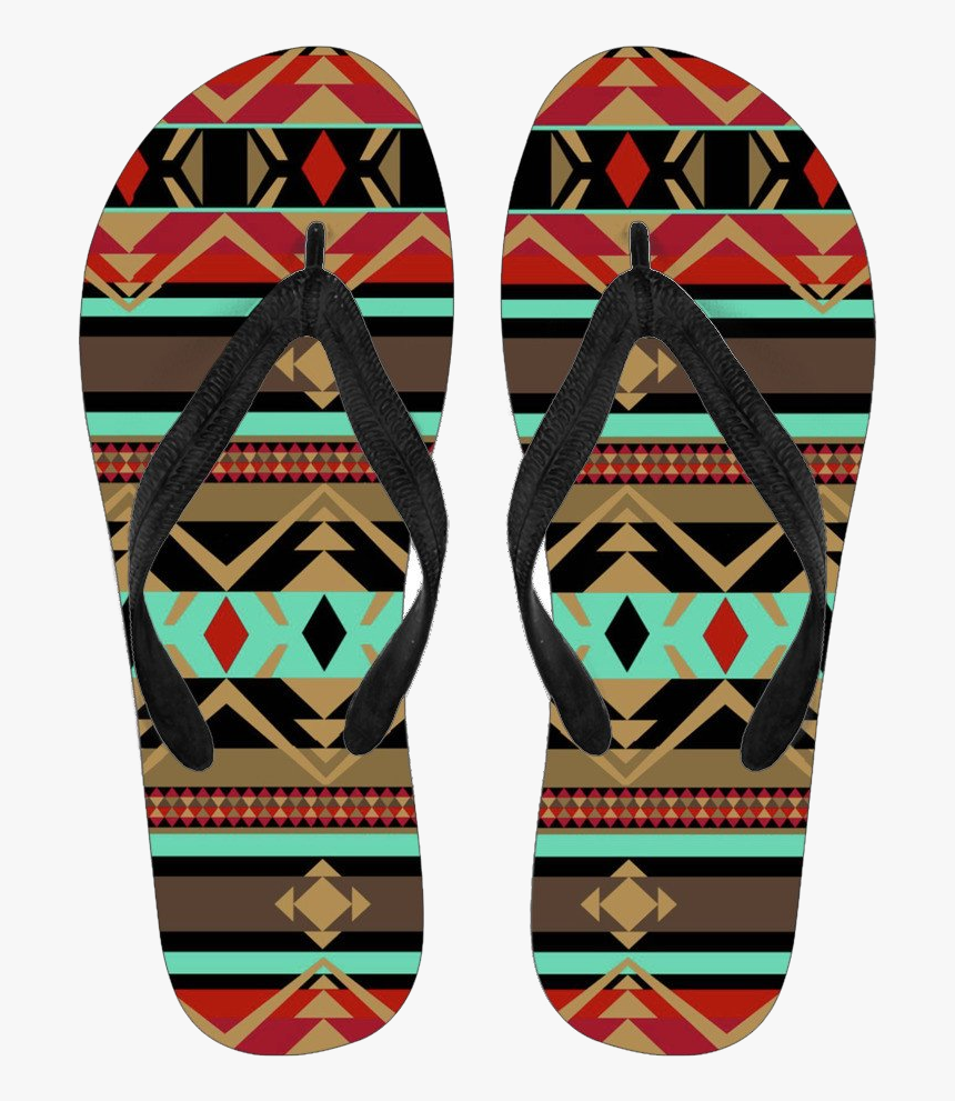 Limited Edition ☆ Men Tribal Pattern Flip Flops, HD Png Download