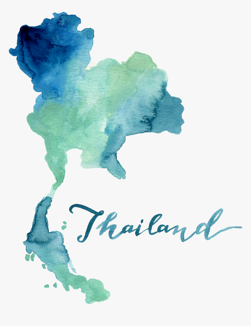 Transparent Maps Watercolor Banner Black And White, HD Png Download