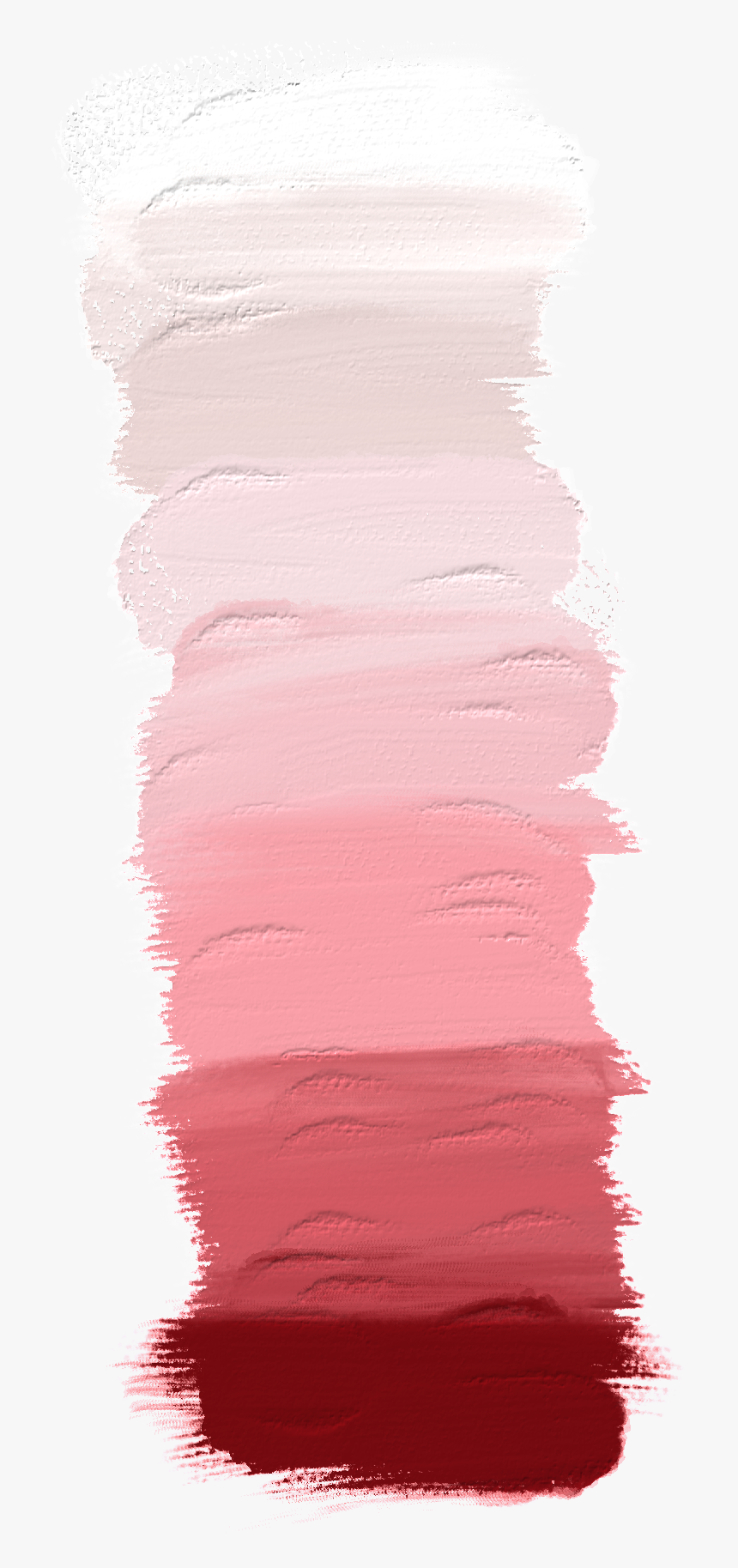 #brush #stroke #dry #mix #palette #pink #gradient #overlay, HD Png Download