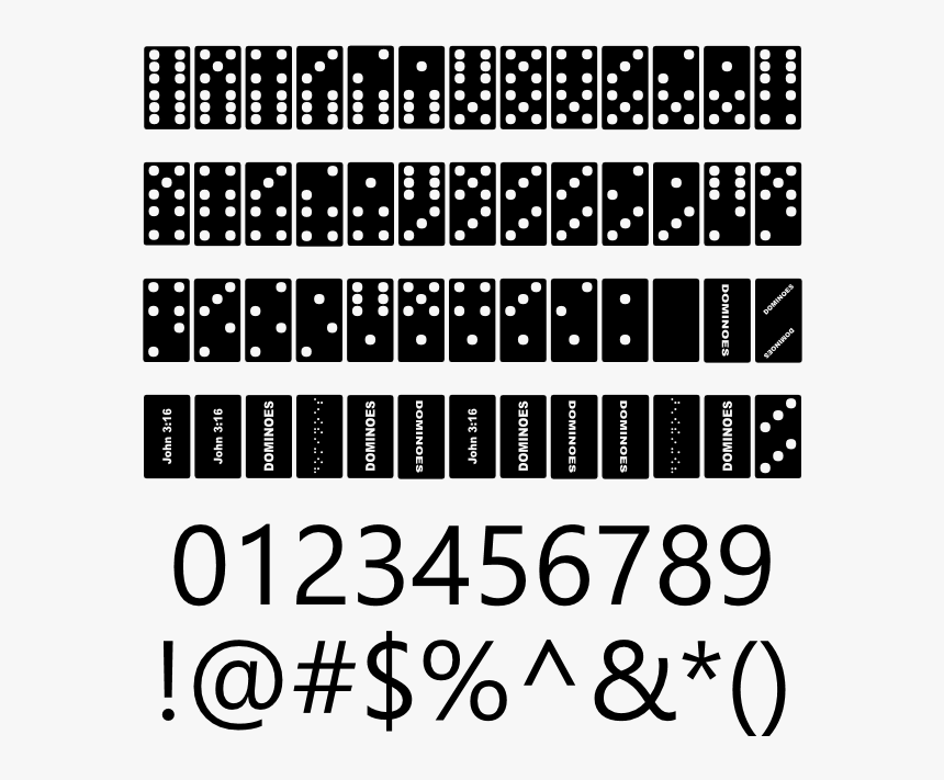 Dominoes Example, HD Png Download