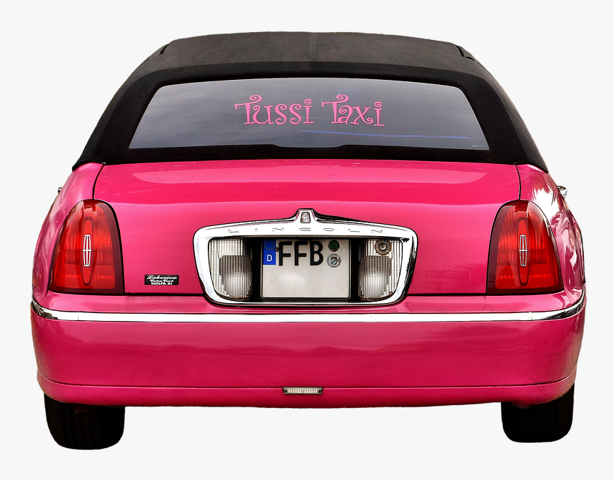 Stretch Limousine, Pink, Crazy, Lincoln, Limousine, HD Png Download