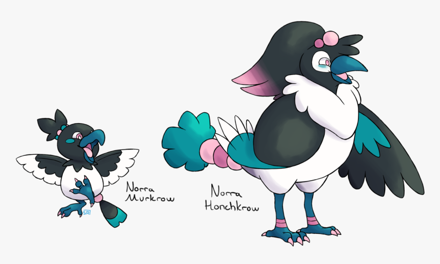 #059 Murkrow
chirpy Pokemon, HD Png Download