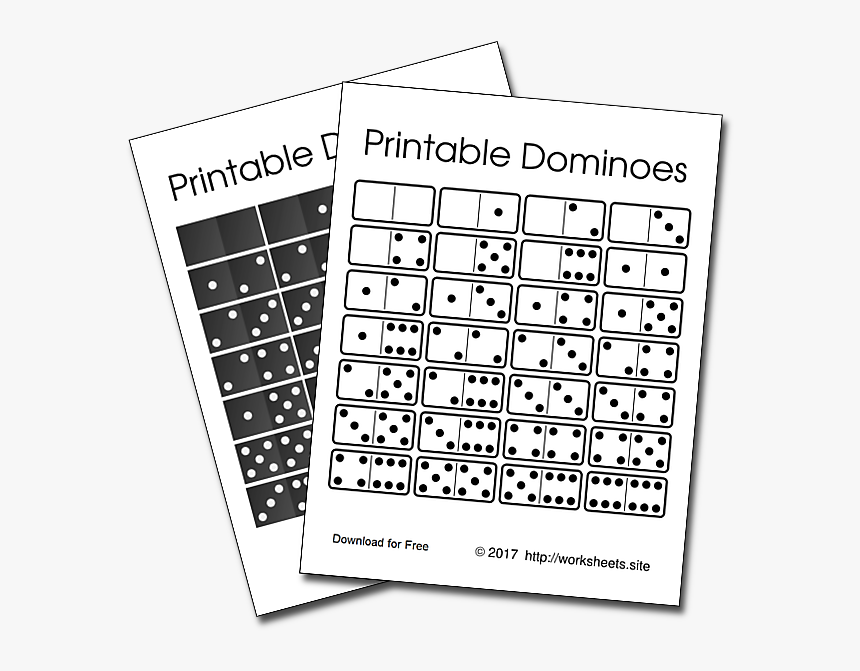 Free Printable Dominoes Pdf Black And White, HD Png Download , Transparent Png Image - PNGitem free-printable-dominoes-pdf-black-and-white-hd-png-download-transparent-png-image-pngitem