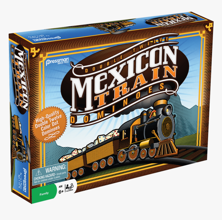 Pressman Mexican Train Dominoes , Png Download, Transparent Png