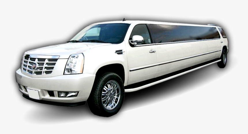 White Escalade Limo , Png Download, Transparent Png