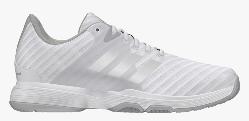 Adidas Womens Barricade Court White/silver, HD Png Download