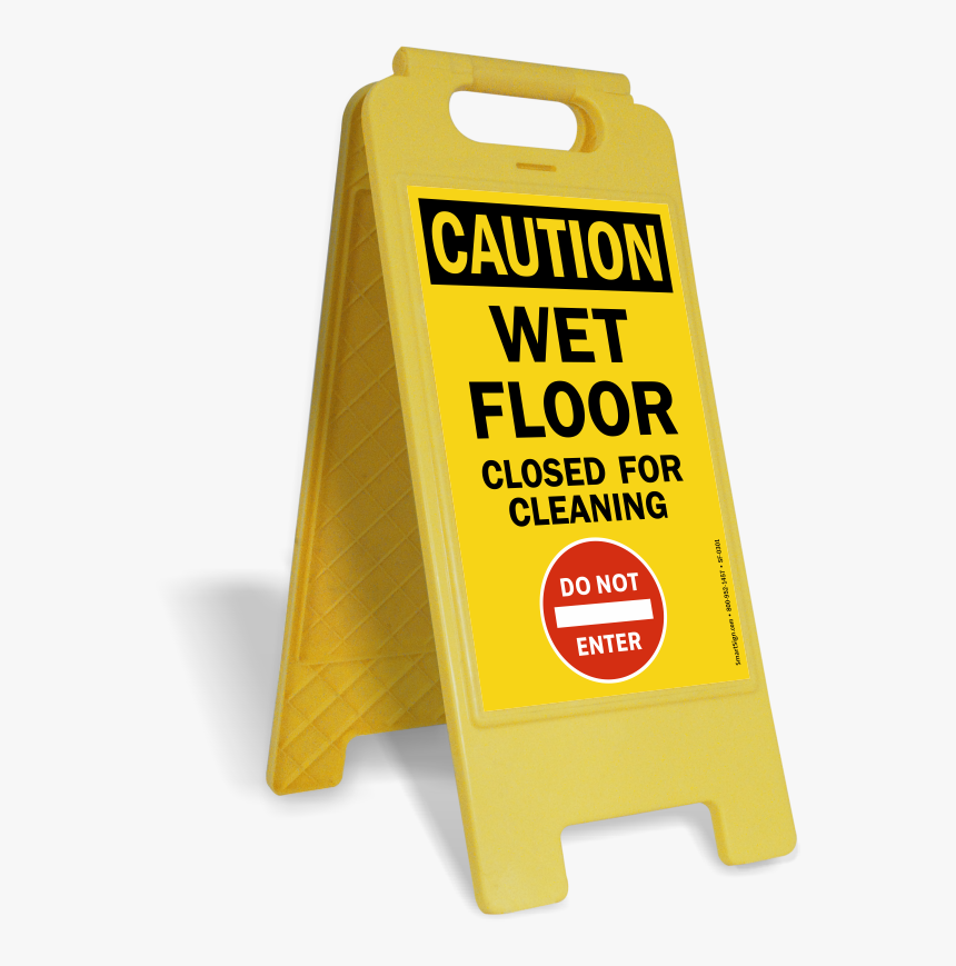 Wet Floor Sign Png, Transparent Png
