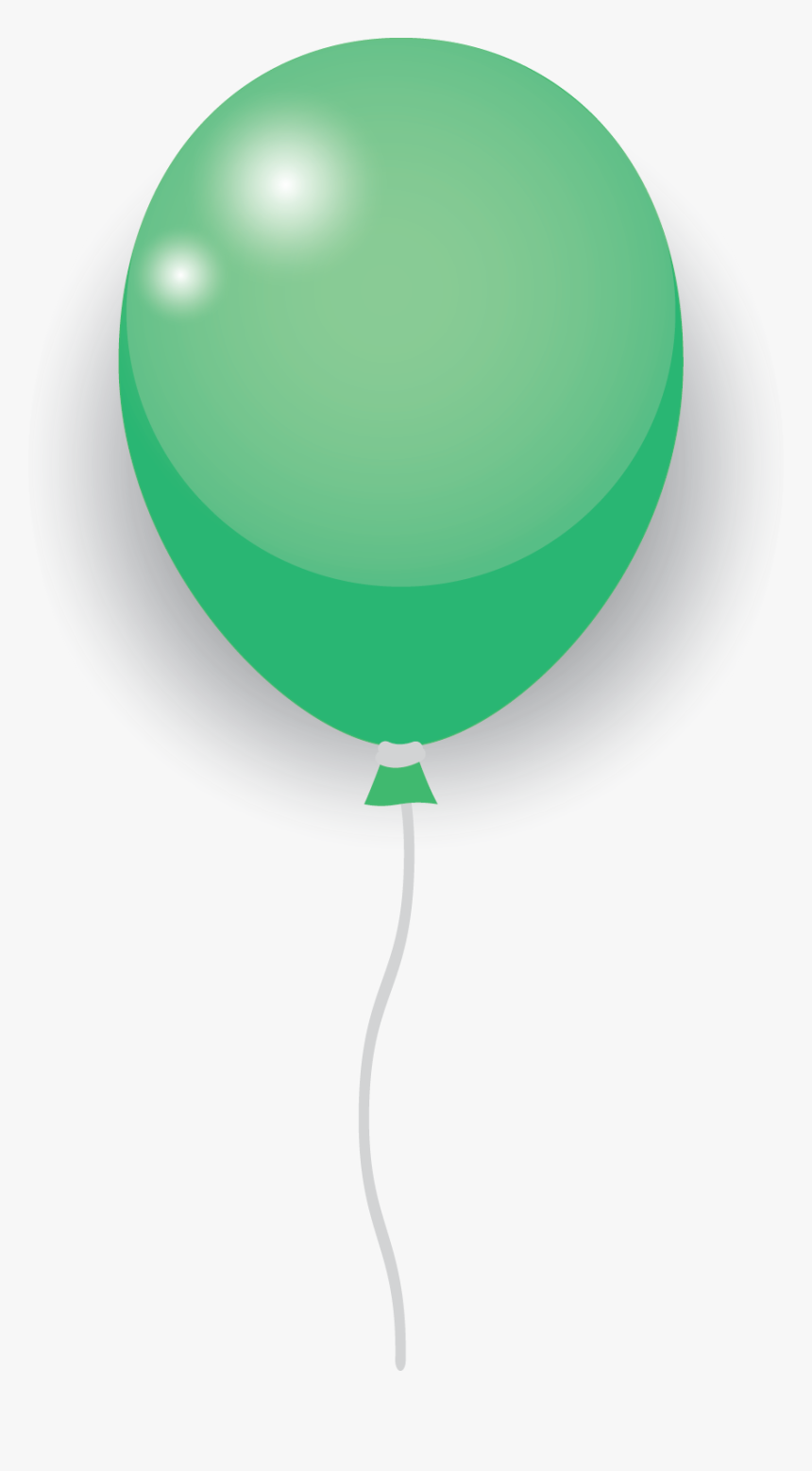 Green Balloon, HD Png Download