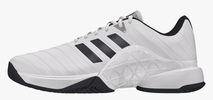 Adidas Barricade 2018 Mens White Tennis Shoes, HD Png Download