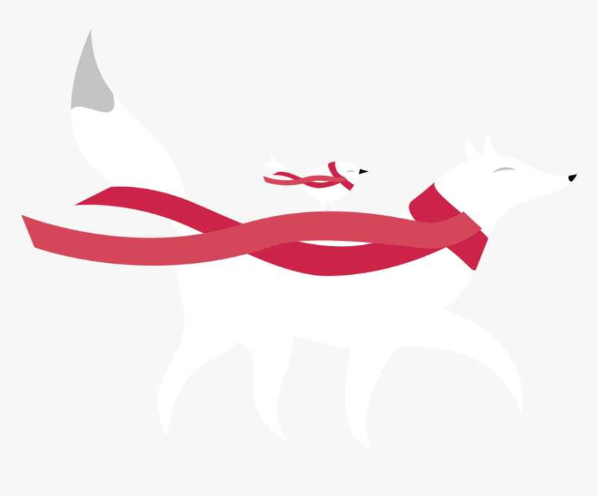 Fox And Bird, HD Png Download