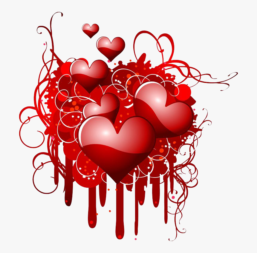 3d Heart Png, Transparent Png
