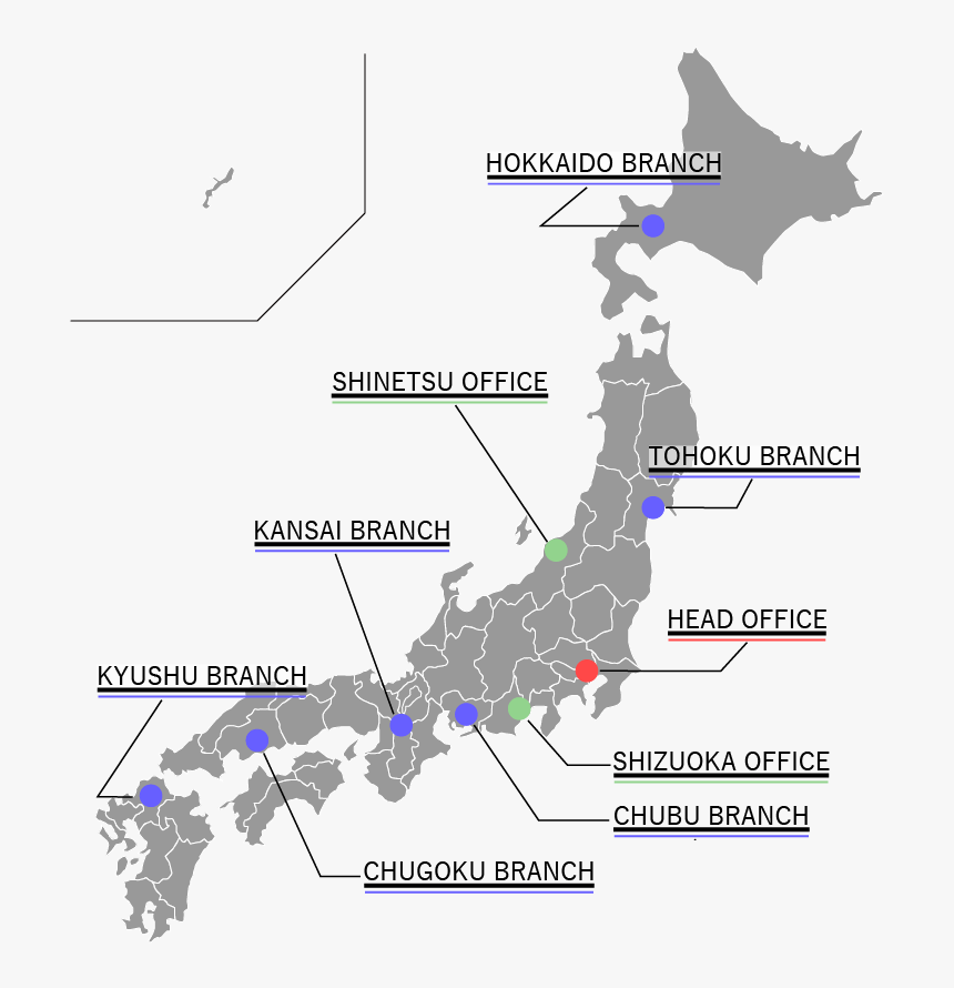 Japan Map Png, Transparent Png