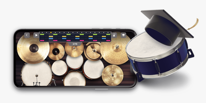 Drum Kit Png, Transparent Png