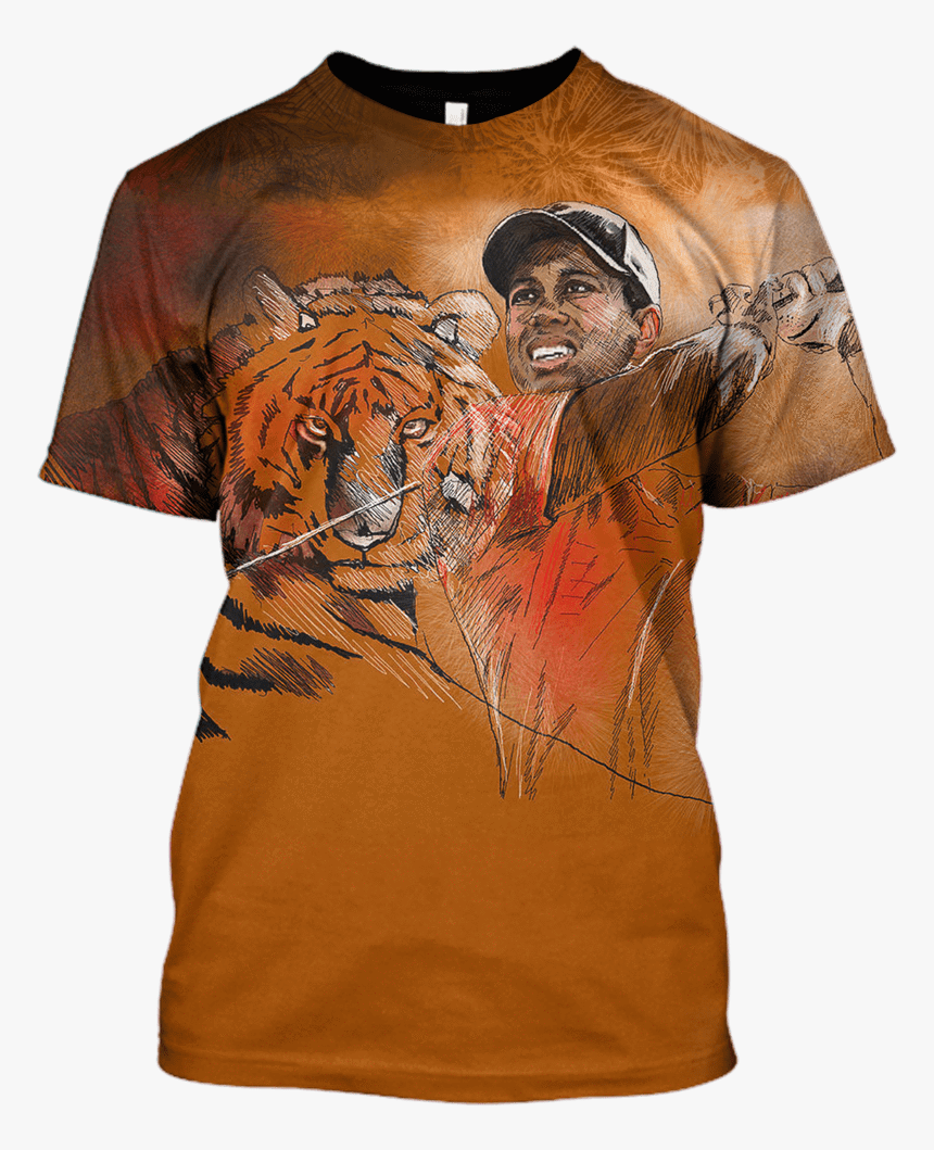Gearhuman 3d Tiger Woods Hoodies, HD Png Download