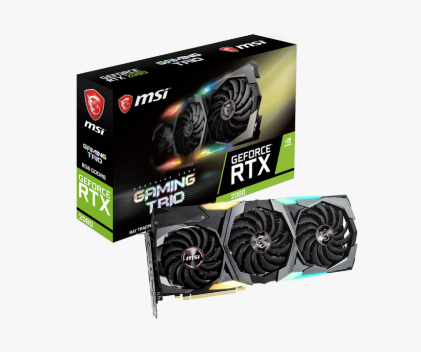 Geforce Rtx™ 2080 Gaming Trio 8gb Gddr6 Torx Fan, HD Png Download