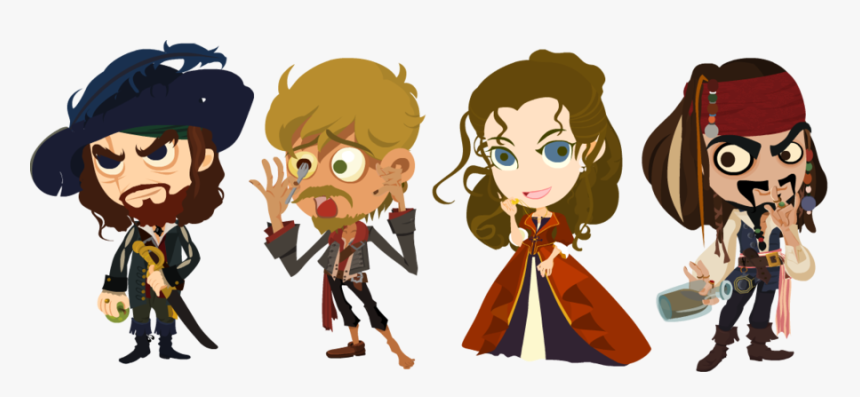 Pirates Of The Caribbean Clipart Caribian, HD Png Download