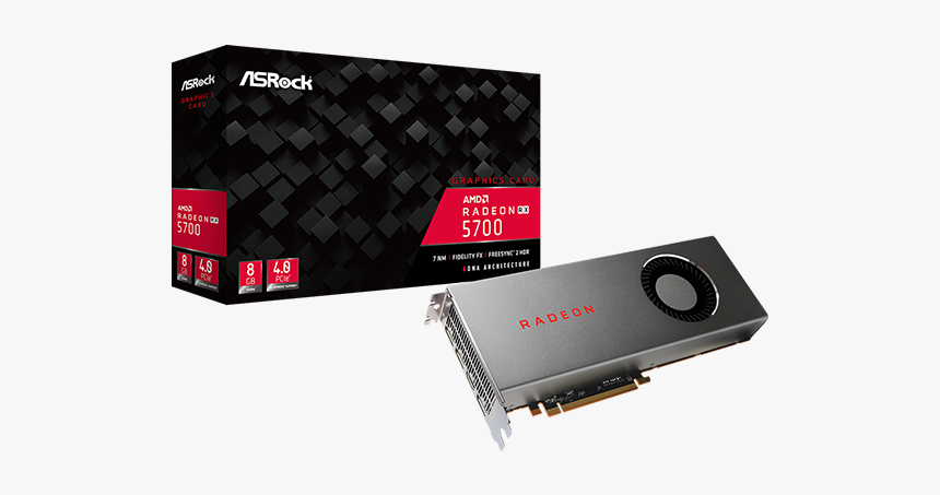 Asrock Rx5700 8gb Gaming Pci-e, HD Png Download