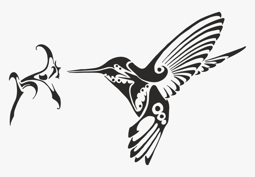 Hummingbird Tattoo Clip Art Image, HD Png Download