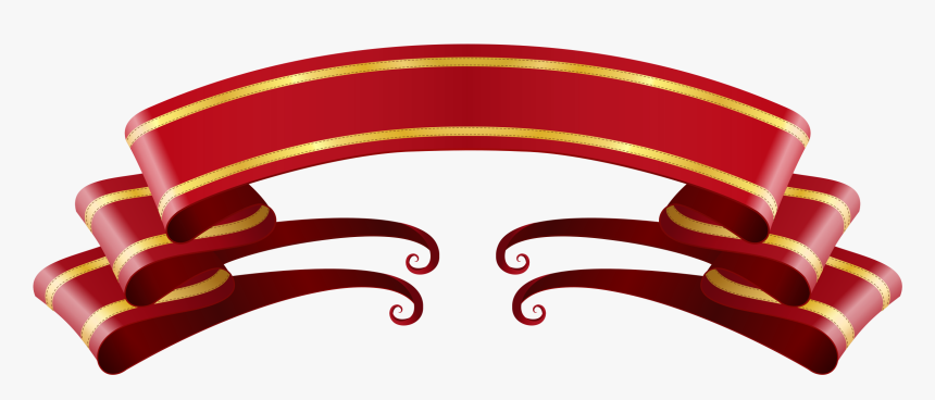 Red Ribbon Banner Png, Transparent Png