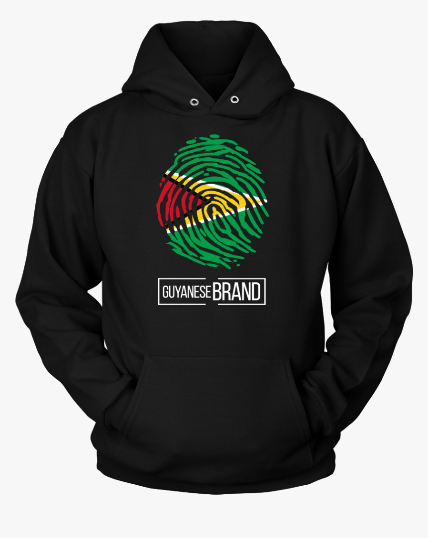 Guyana Guyanese Pride Flag Fingerprint Country Hoodie, HD Png Download