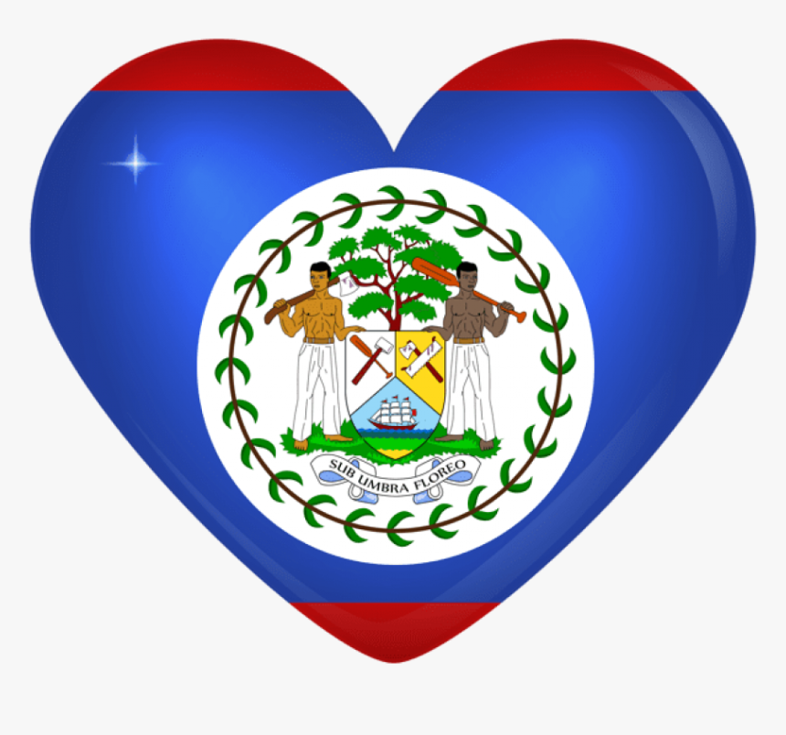 Download Belize Large Heart Flag Clipart Png Photo, Transparent Png