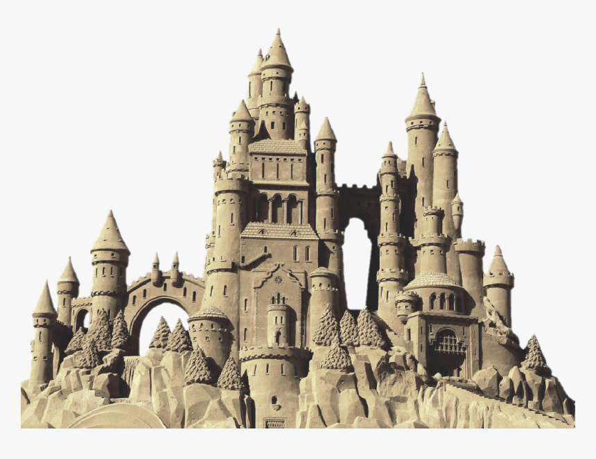 Sandcastle Sandart Sandburg Sand Beach Freetoedit Scsandcastle, HD Png Download