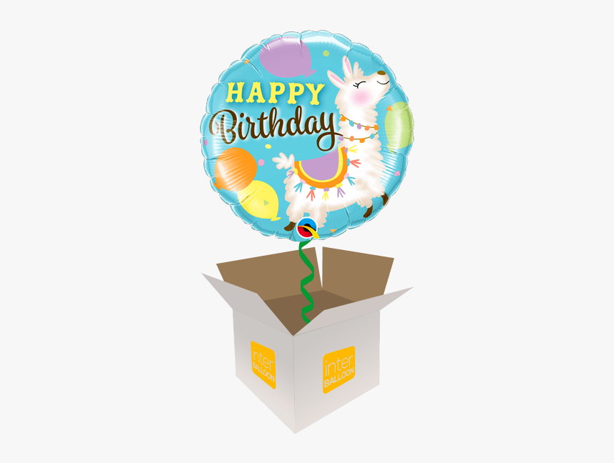 Happy Birthday Llama Party, HD Png Download