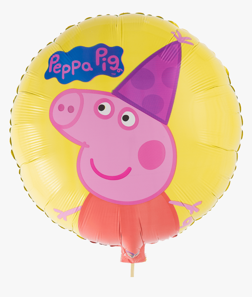 Transparent Party Hat Transparent Png - Peppa Pig Balloon, Png Download