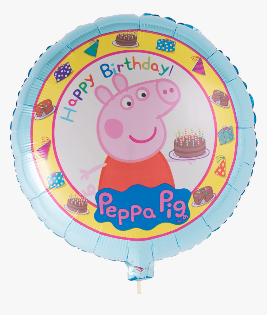 Peppa Pig Happy Birthday - Peppa Pig Birthday Balloon, HD Png Download