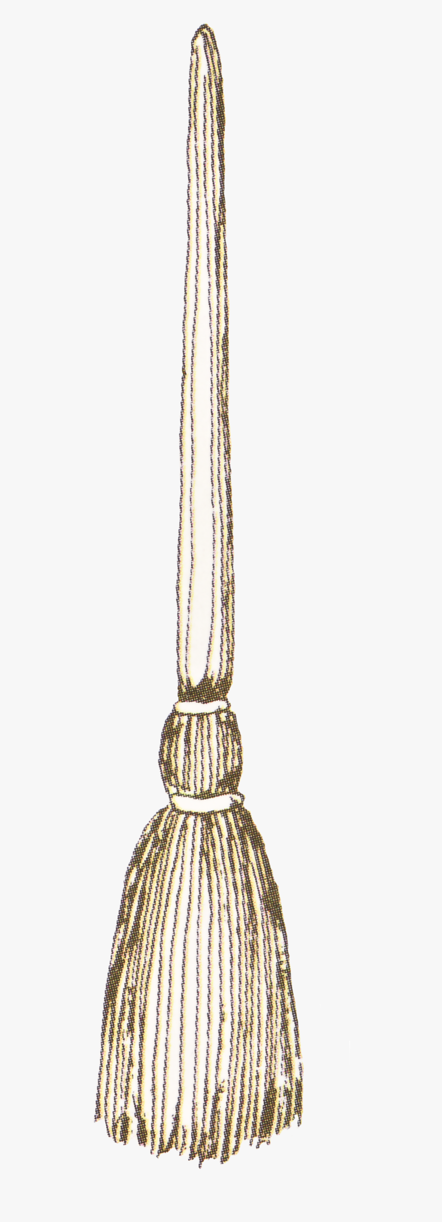 Colonial Broom Graphic Lucky - Vintage Broom Clip Art, HD Png Download