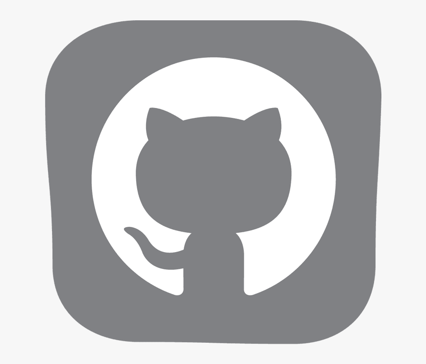 Gray Github Icon Png, Transparent Png