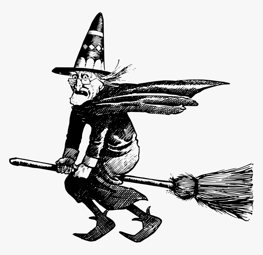 Shocked Witch - Illustration, HD Png Download