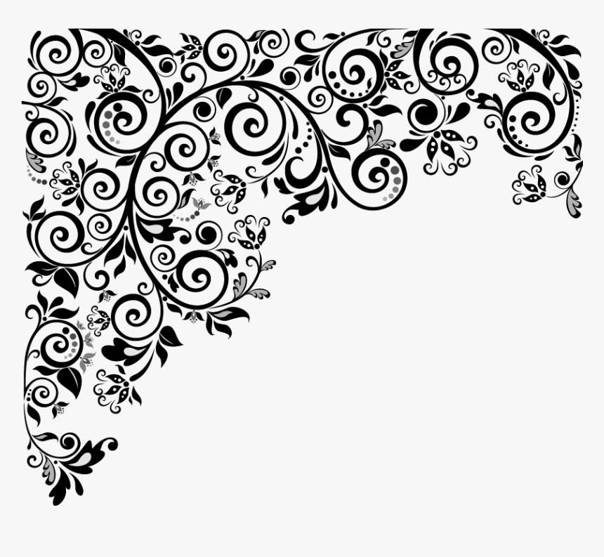 Floral Stencil, HD Png Download