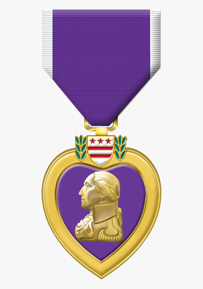 United States Military Order Of The Purple Heart Soldier - Purple Heart Medal Clipart, HD Png Download