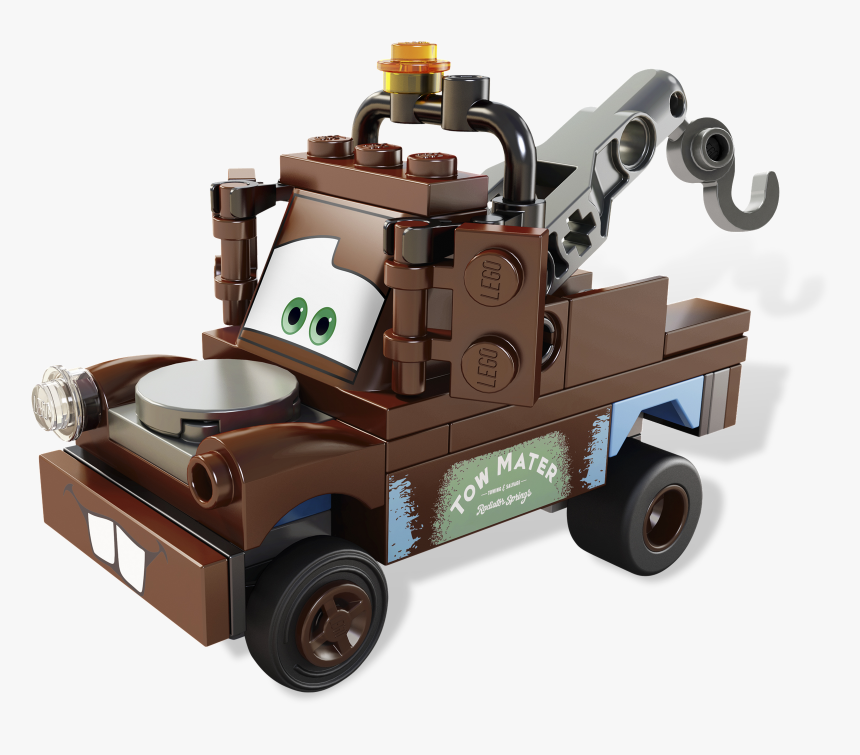 Lego Cars 8201 Classic Mater , Png Download - Mater From Lightning Mcqueen Lego, Transparent Png